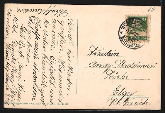 Cartoline postali: Schaffhausen, Eisenbahnbrücke und Ortsp – Usato da Berlin venduto da bartko-reher 1