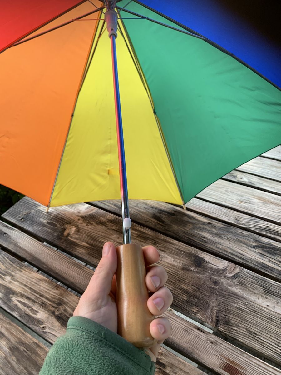 Ombrelli: Regenschirm-Regenbogen – Usato da Egg b. Zürich venduto da Flummi 6
