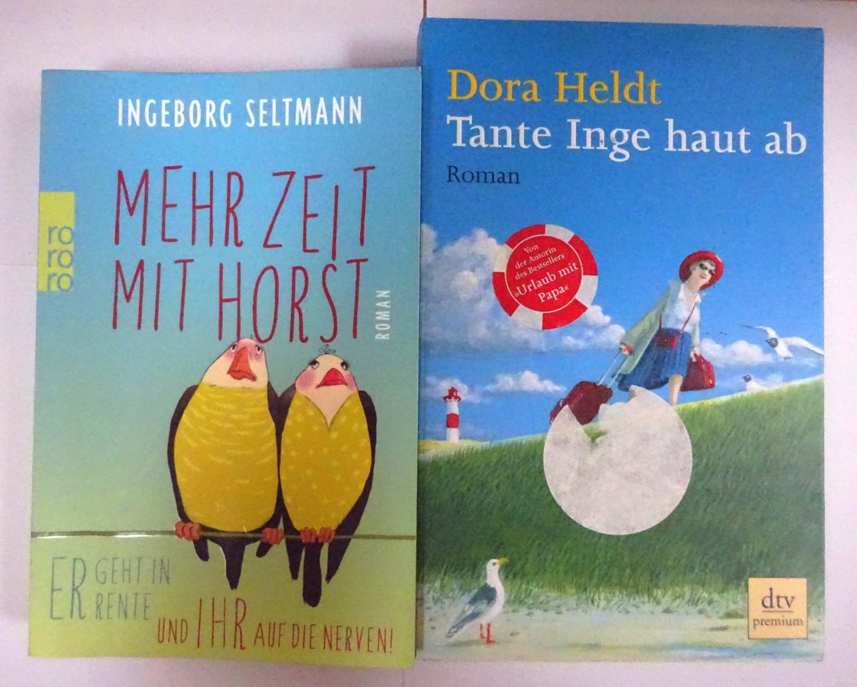 Bücher: 2 Romane - Humor – Gebraucht aus Zofingen von Justizia_01
