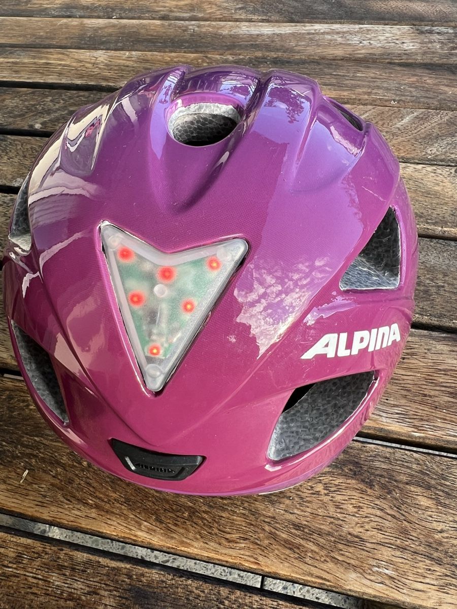 Alpina Caschi: Velohelm Alpina mit Licht – Usato da Glattbrugg venduto da HUAKK 1