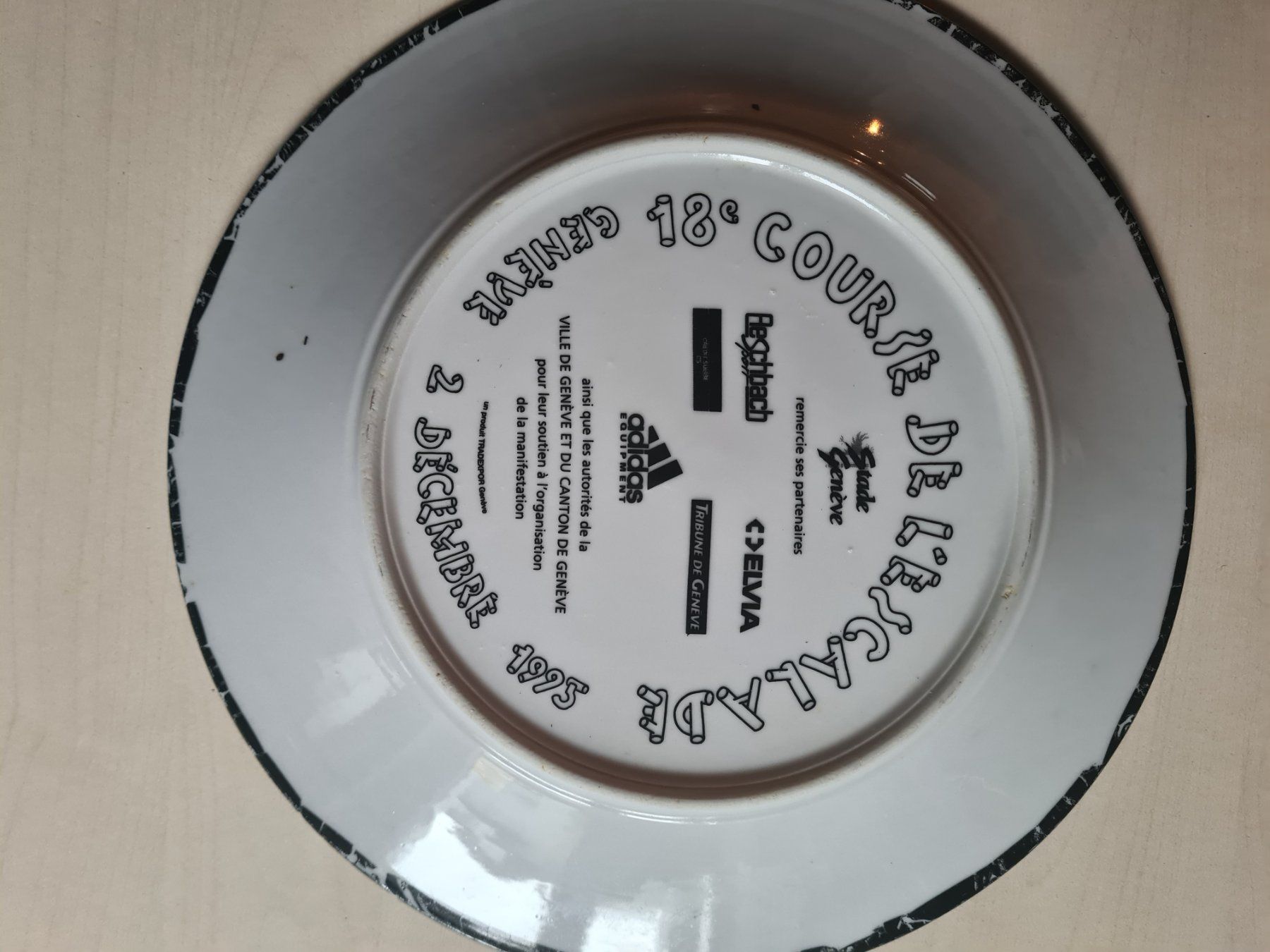 Teller: Assiette /Sammelteller  18e Course de l'Escalade 1995 – Gebraucht aus Zürich von ste_sk6k 1