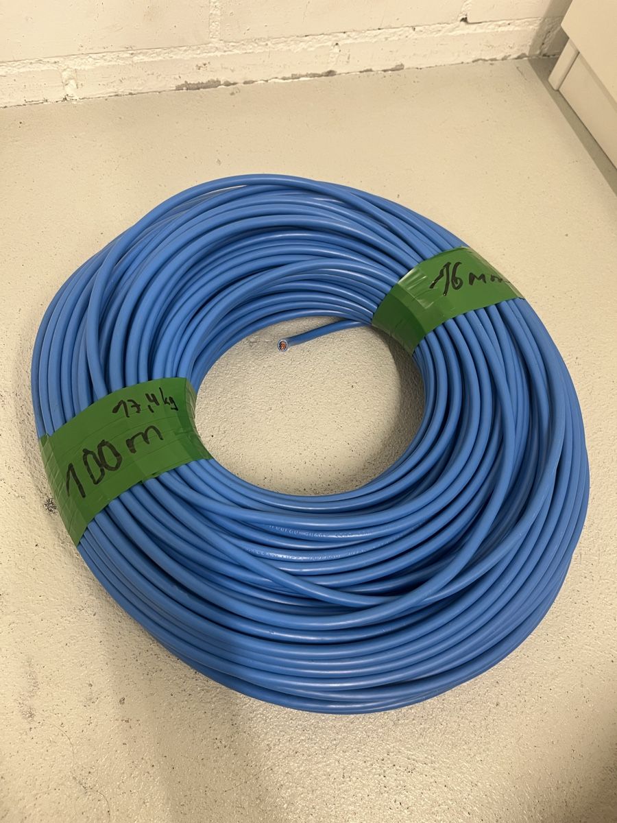 Câbles: 16mm2 Litze Blau Neu 100m – Neuf (Voir description) à Würenlos par jam_mv8g 2