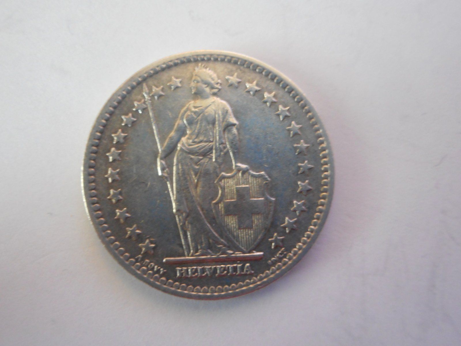 Alle Münzen: 2 Fr. 1947 silber – Gebraucht aus Kriegstetten von pizlad2010 2