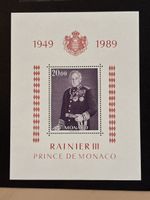 Timbre Rainier III Prince de Monaco 1949-1989 collector