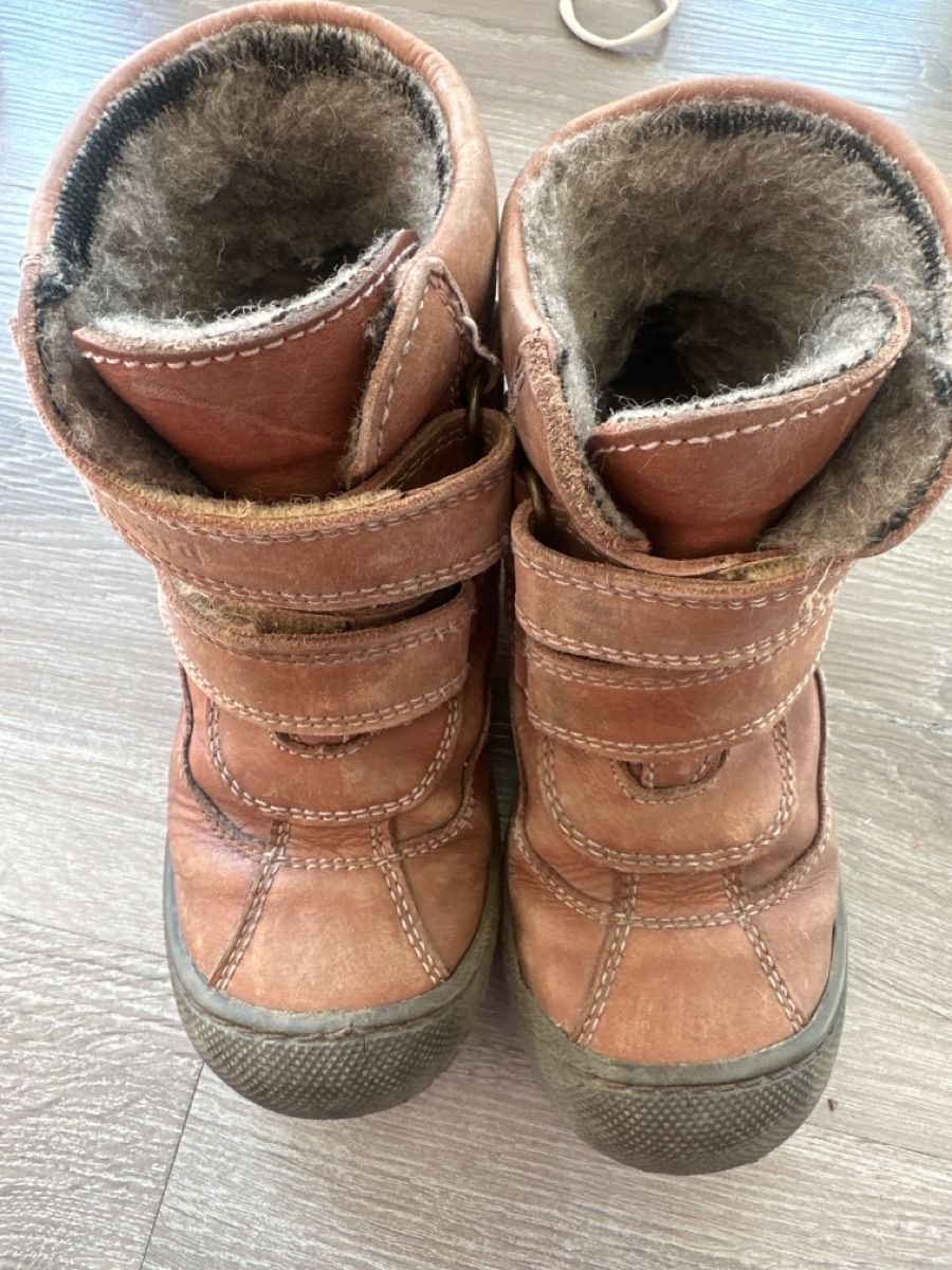 Bisgaard Scarpe per ragazzi: Bisgaard Brown Leather Winter Boots - EU 30 – Usato da Männedorf venduto da Meganbdn 1