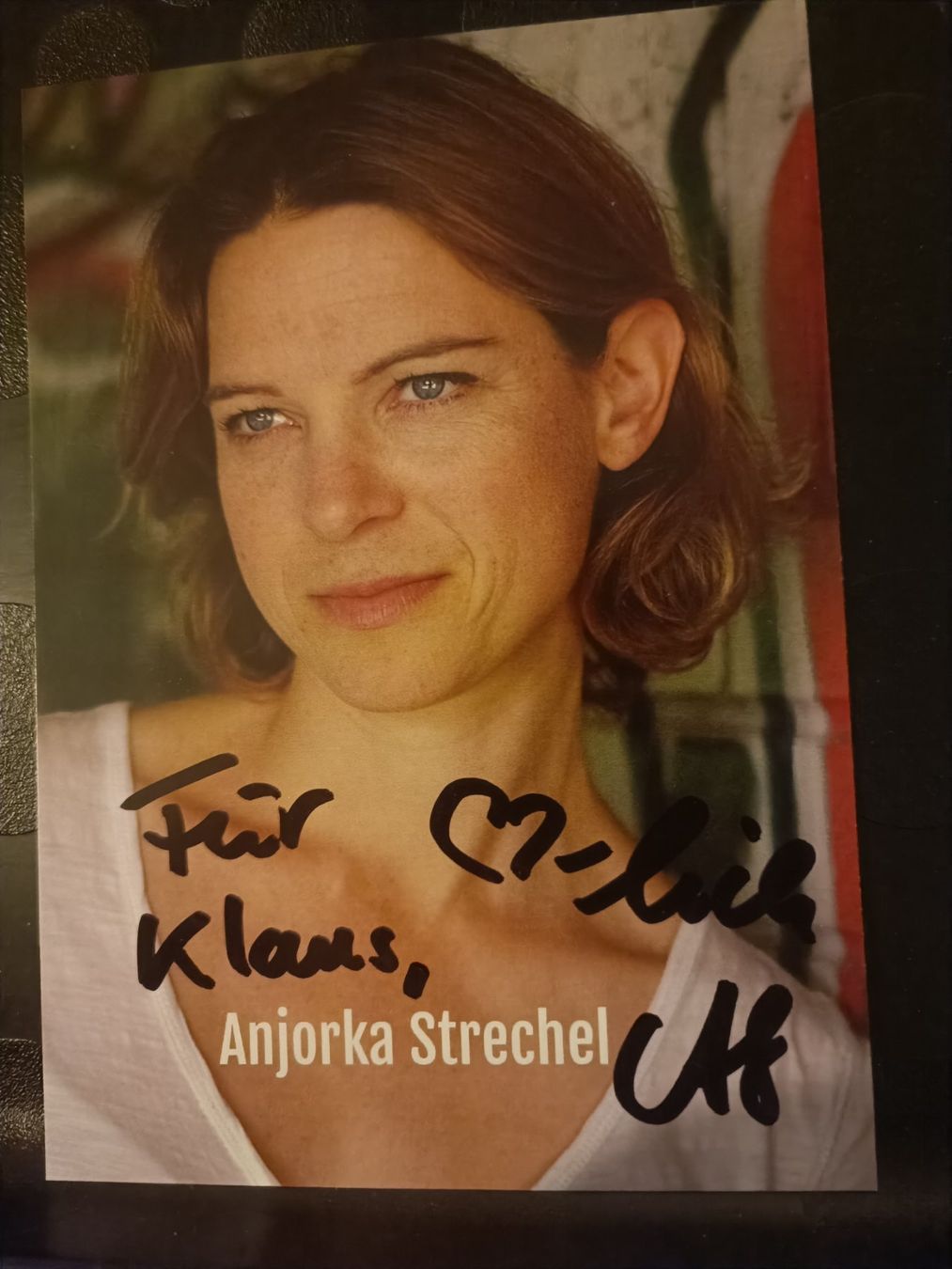 Autografi: Anjorka Strechel - handsigniert – Usato da Menziken venduto da Artographs