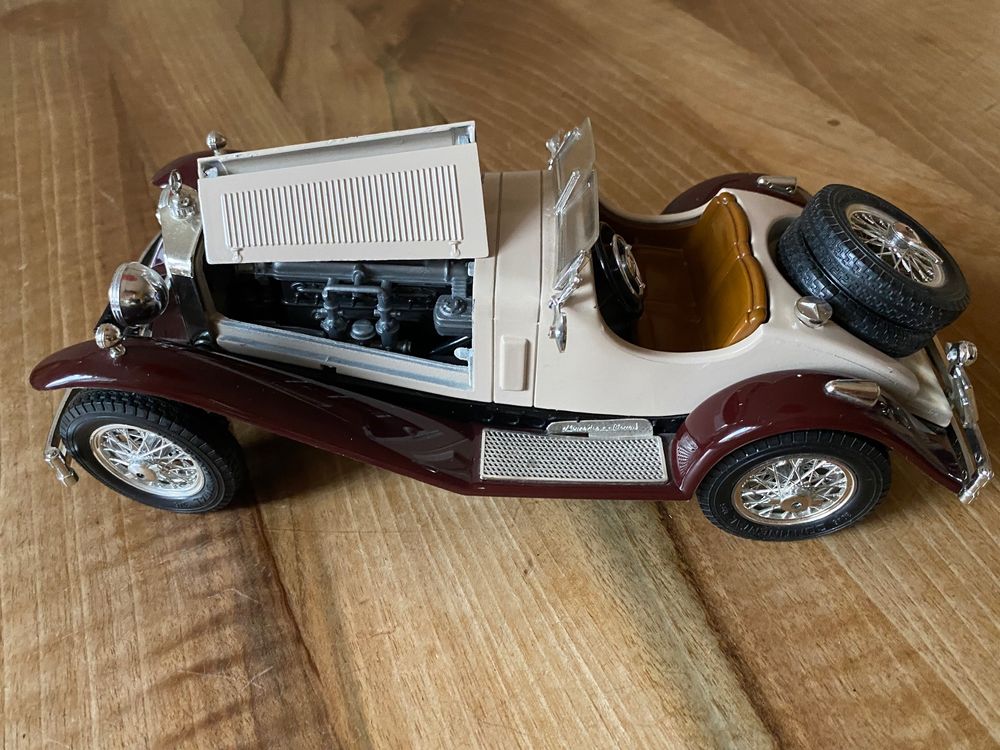 Mercedes-Benz SSK 1928 – Bburago – 1/18 – Blanc – Réf. 3009 – N°31 – Avec boîte d'origine - Collection
