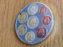 Gedenkprägung / Medaille: Die ersten Euro-Münzen, z.T.Silber