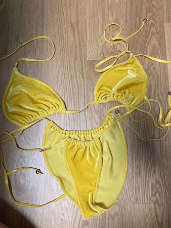 Samt Bikini von a.s.s (a swiss string)
