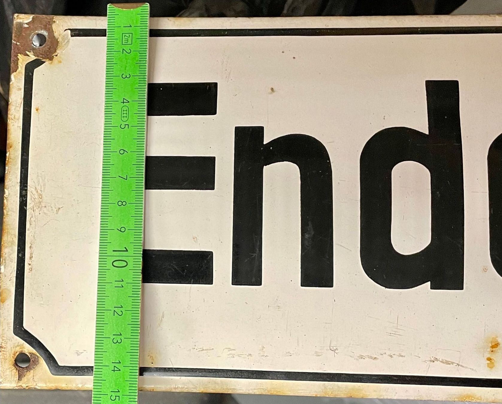 Schilder: Emailschild/Strassenschild/Endemannstrasse – Gebraucht aus Volketswil von rubin74 1