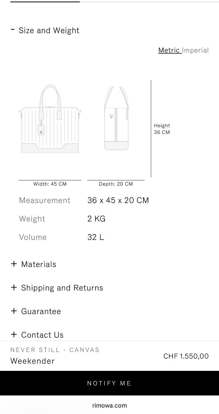 Taschen: Rimowa weekender Bag – Gebraucht aus Winterthur von ivan12891 3