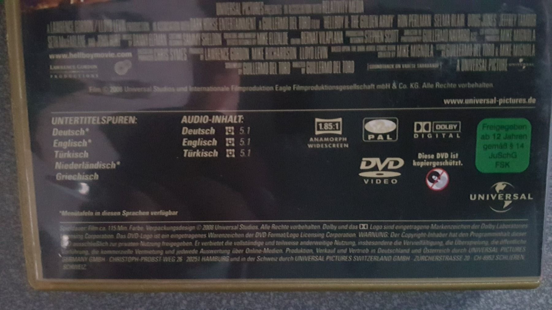 Tutti i DVDs: DVD Hellboy Die goldene Armee – Usato da Oetwil am See venduto da fineli2 1
