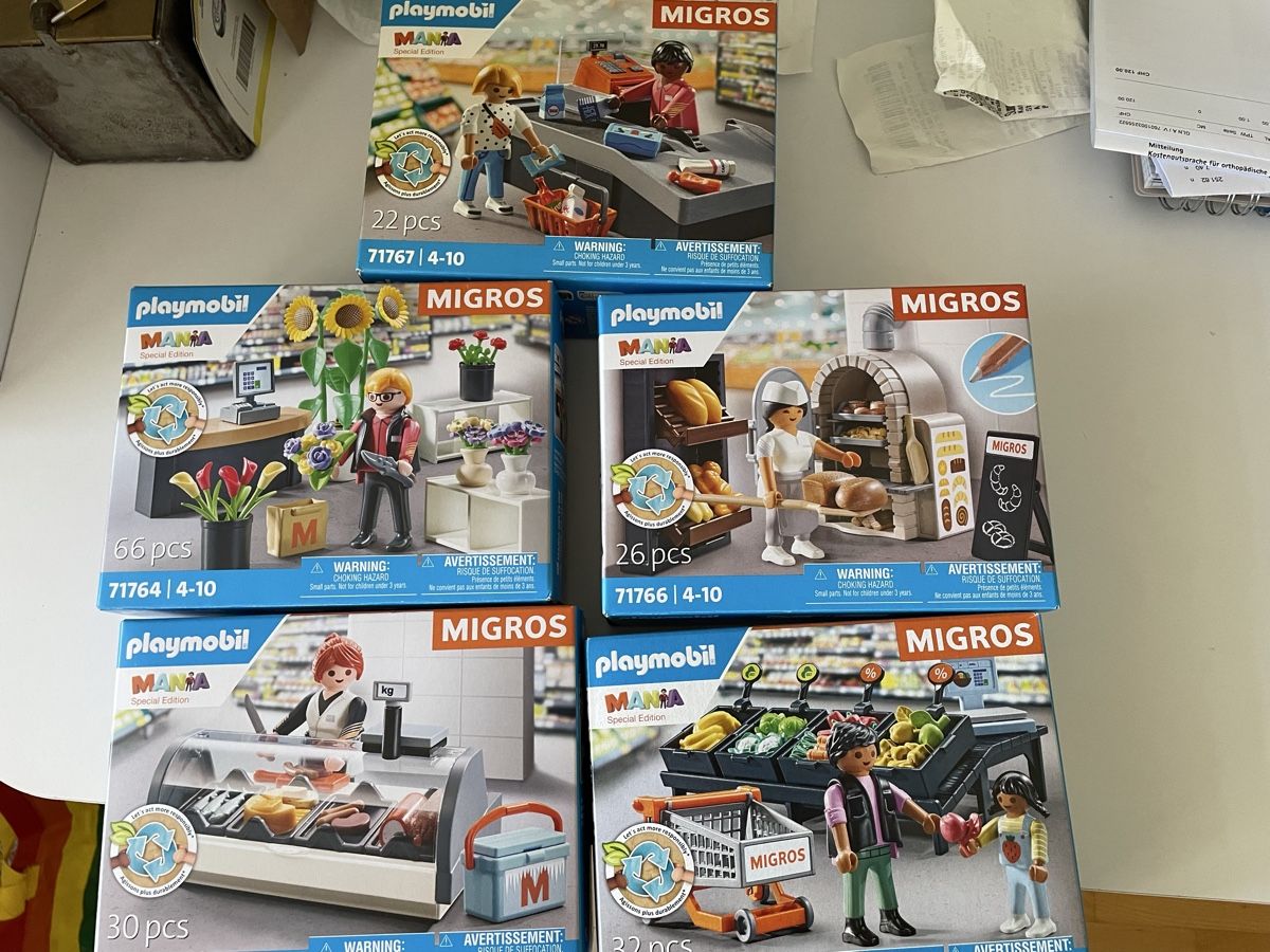 Playmobil Jouets: Playmobil Migros Teile Neu – Neuf avec emballage d'origine à forch par Draechli789