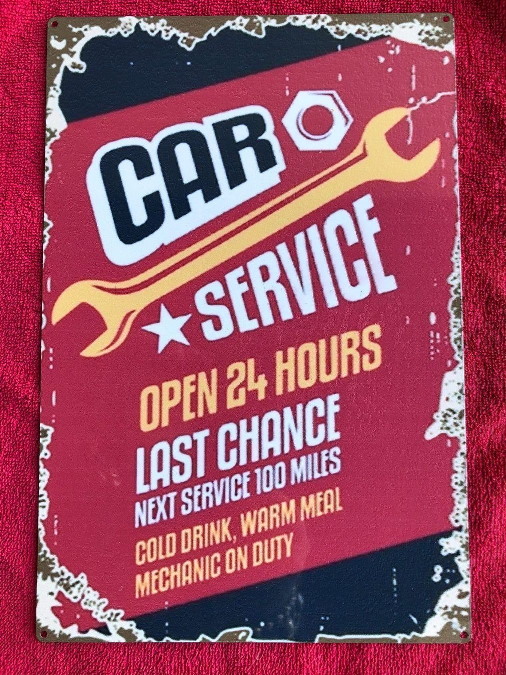 Insegne: Car Service Garage werbung classic – Nuovo (secondo la descrizione) da Reinach AG venduto da rares75