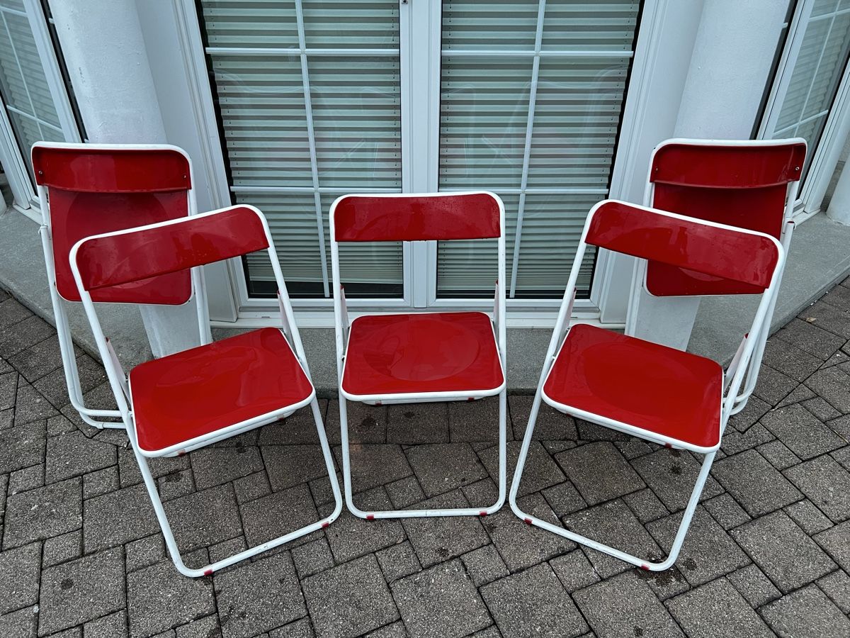 Sedie: Vintage Klappstühle analog Ikea Ted / Plia – Usato da Zuchwil venduto da gryh