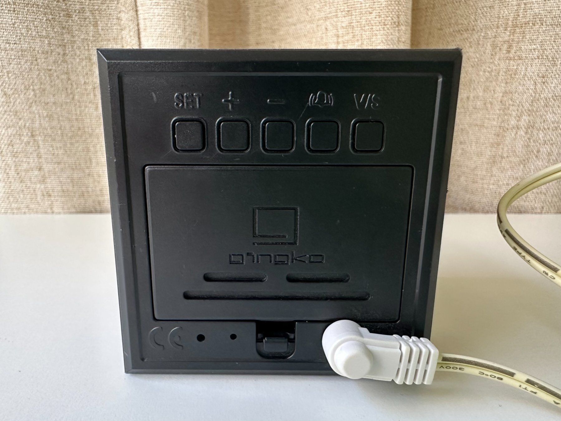 Wecker: Réveil Ginkgo Cube Click Clock noir – Gebraucht aus Genève von Reveur 5
