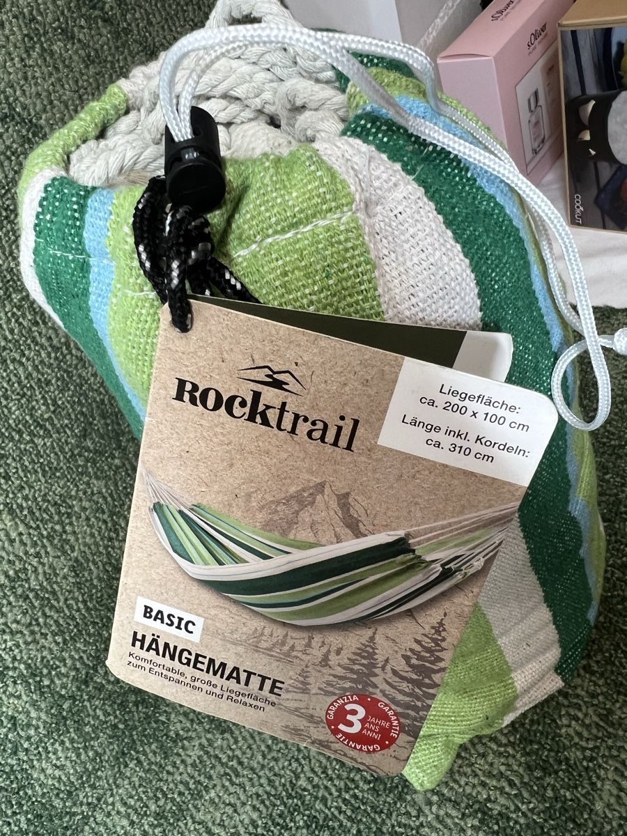 Rocktrail Hngematte, neu und ungebraucht, mit Tasche  (Neuf avec  emballage d'origine)  Heerbrugg pour CHF 12  avec livraison | Acheter sur  Ricardo