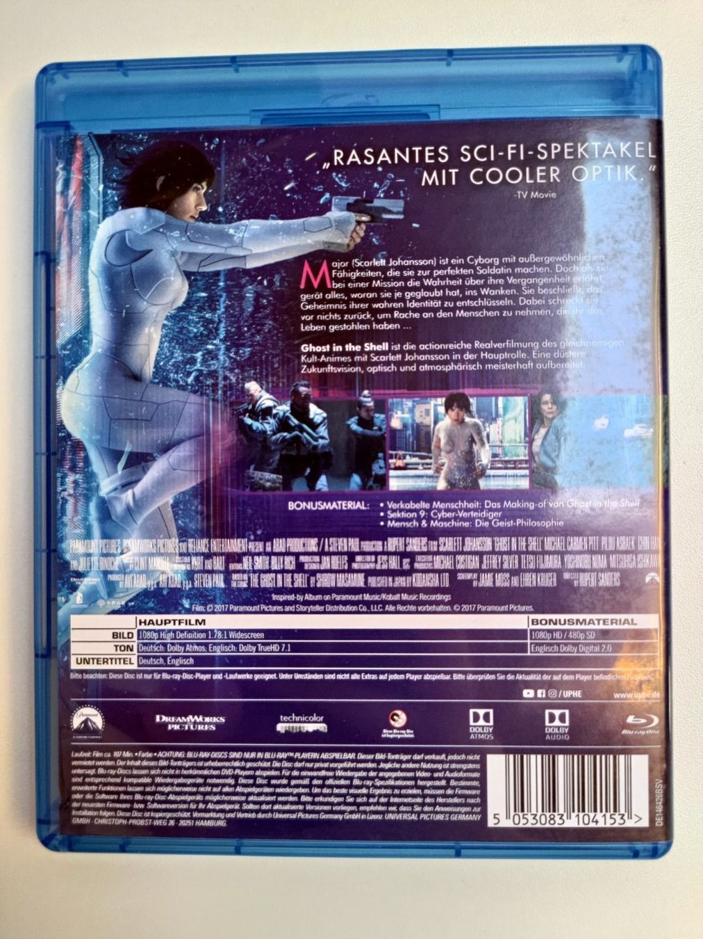 Tutti i DVDs: Ghost in the Shell – Usato da Liestal venduto da Kratzilla 2