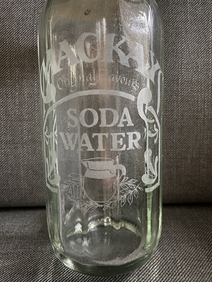 Bottiglie: Vintage Soda Siphon Flasche, MACKAYS – Usato da Schlosswil venduto da maga09 1