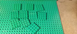 Lot de 10 pièces plate 4x4 Lego