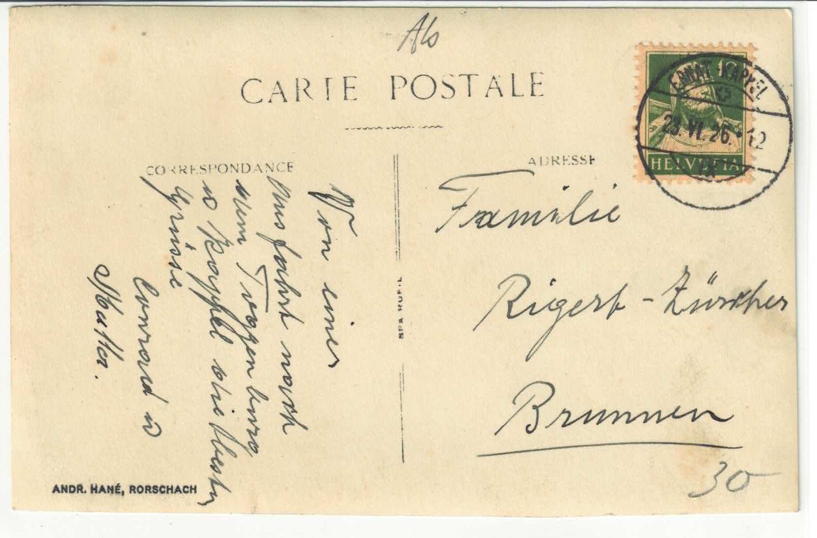 Cartoline postali: Kappel SG - Dorfansicht – Usato da Ettingen venduto da Kartenplanet 1