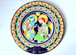 Rosenthal Porzellan TELLER - Verkündigung - 1975 B. Wiinblad