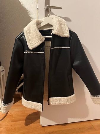 Karl Lagerfeld Kunstlederjacke XS