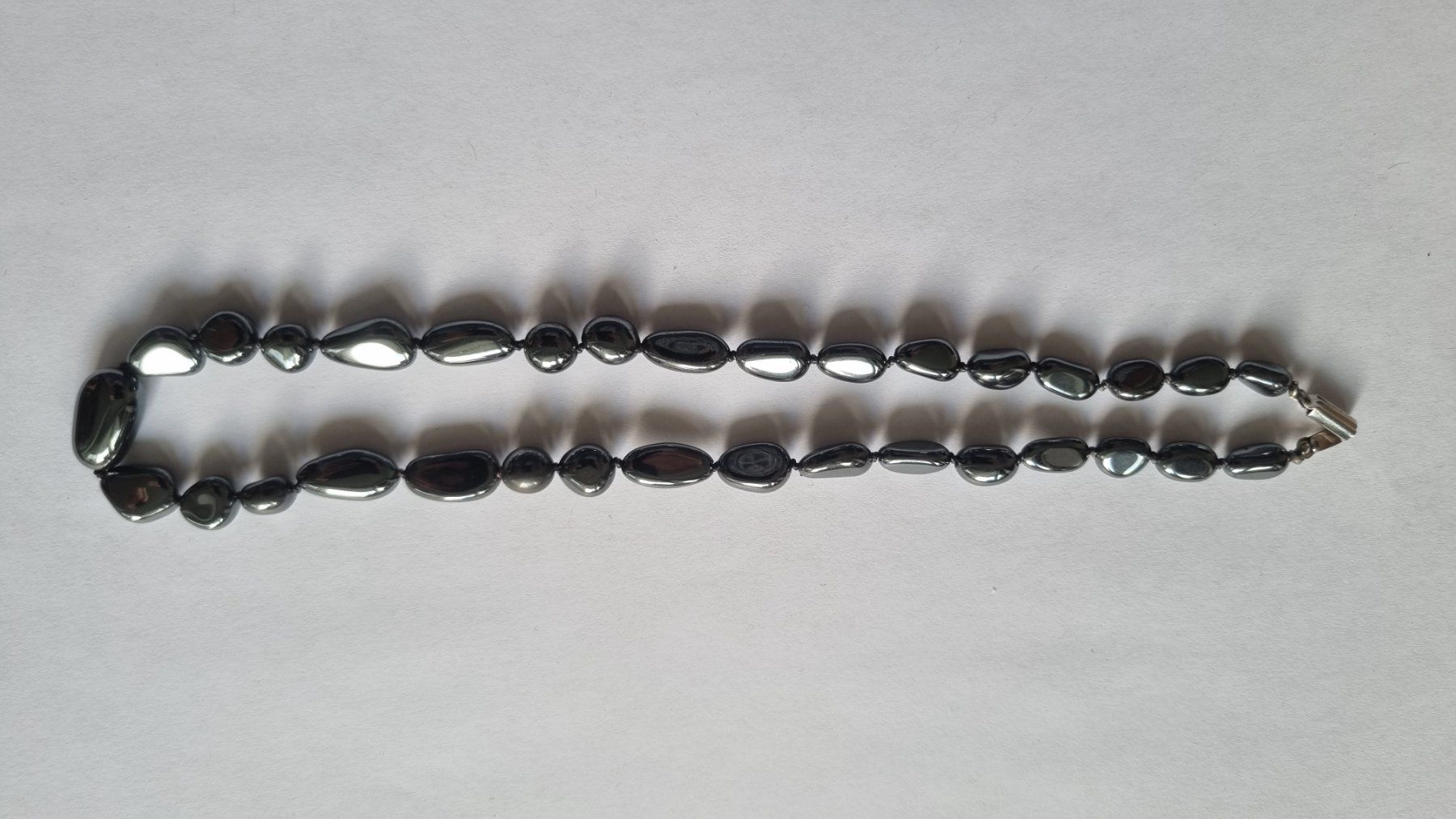 Catenine: NEU: Hämatitkette ca. 44cm – Nuovo (secondo la descrizione) da Belp venduto da MaSu39