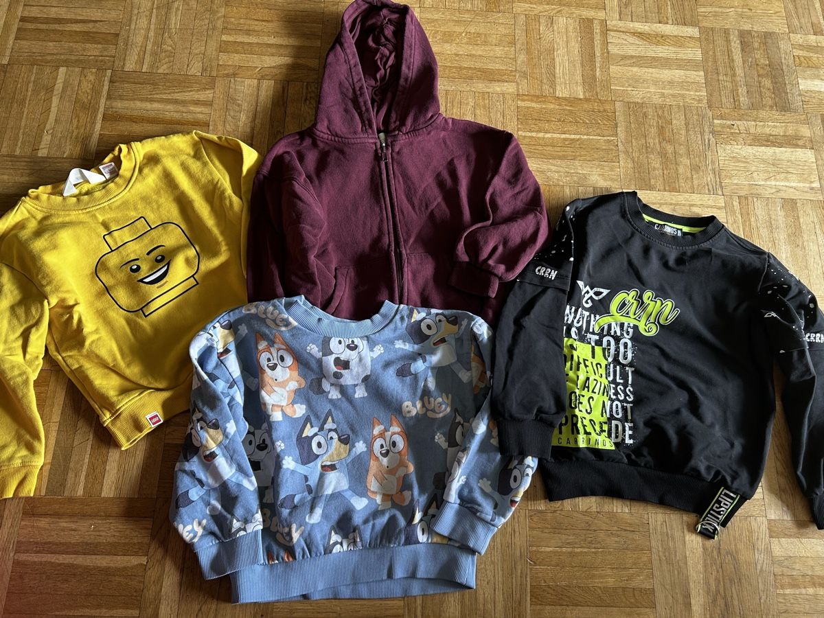Maglioni & Felpe: Lot de 4 pullovers / taille 110-116 – Usato da Meyrin venduto da Bronx86