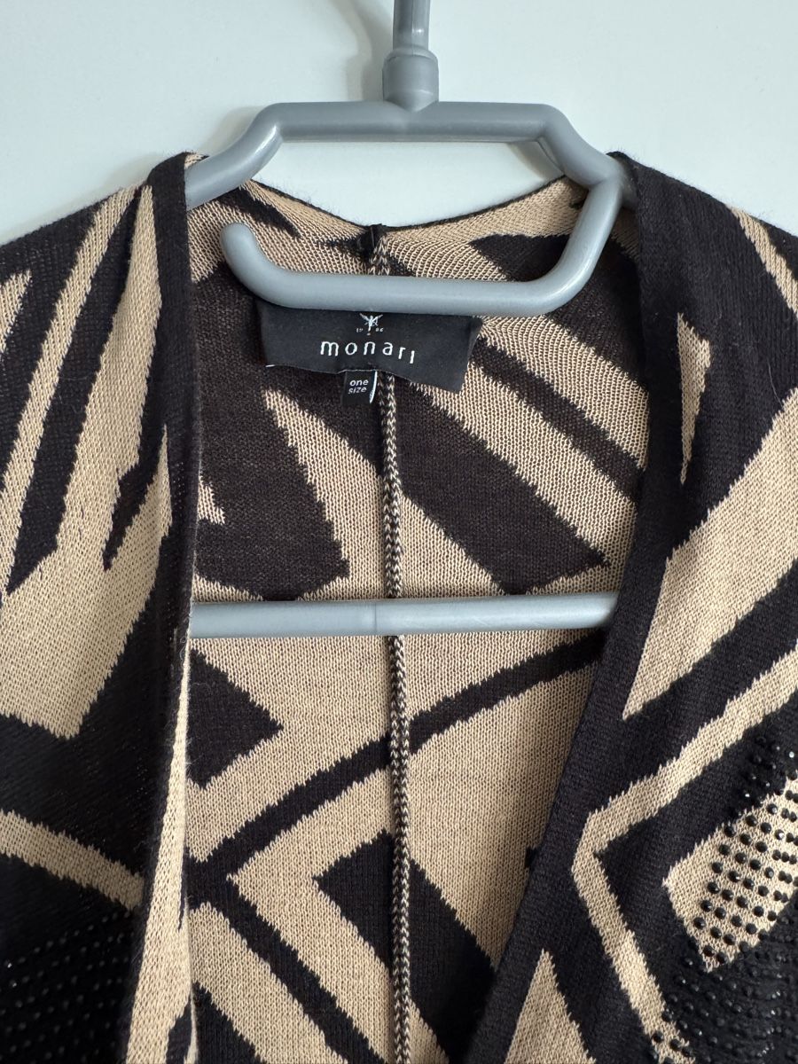 Monari Sonstige Damenmode: MONARI Cape beige schwarz Muster one size neu – Neu (gemäss Beschreibung) aus meierskappel von funkydegreng 5