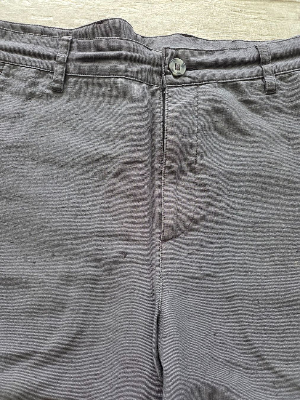 Pantaloni: Outlier Injected Linen Pants Gr. 34 dunkelgrau – Usato da Dietlikon venduto da Bonamesa 1