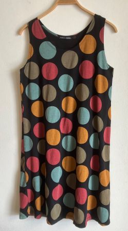Gudrun Sjöden, leichtes, ärmelloses Sommerkleid, Grösse L