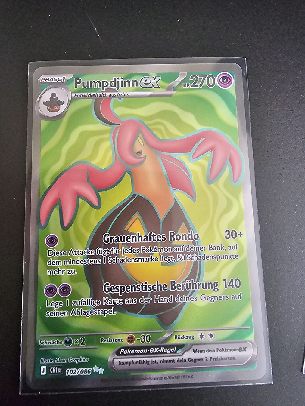 Pokémon Cartes à collectionner: Pumpdjinn EX CRI 102 DE – Neuf avec emballage d'origine à Ermenswil par nuno_goncalves05
