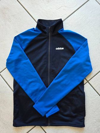 Adidas Trainerjacke dunkelblau/blau Grösse 164