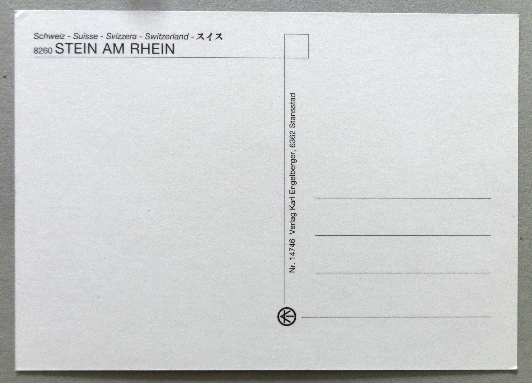 Cartes postales: Stein am Rhein – D'occasion à Fétigny par Billy2miny 1