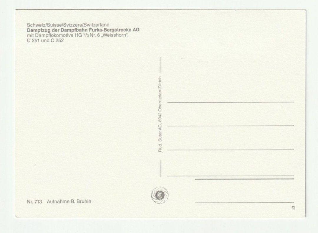 Ansichtskarten: Postkarte Dampfbahn, Firma Bergstrecke – Neu (gemäss Beschreibung) aus St. Gallen von Ricardo_Deals 1