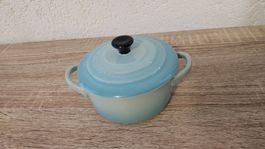 Mini cocotte azzurra 10cm Le Creuset (nuova)