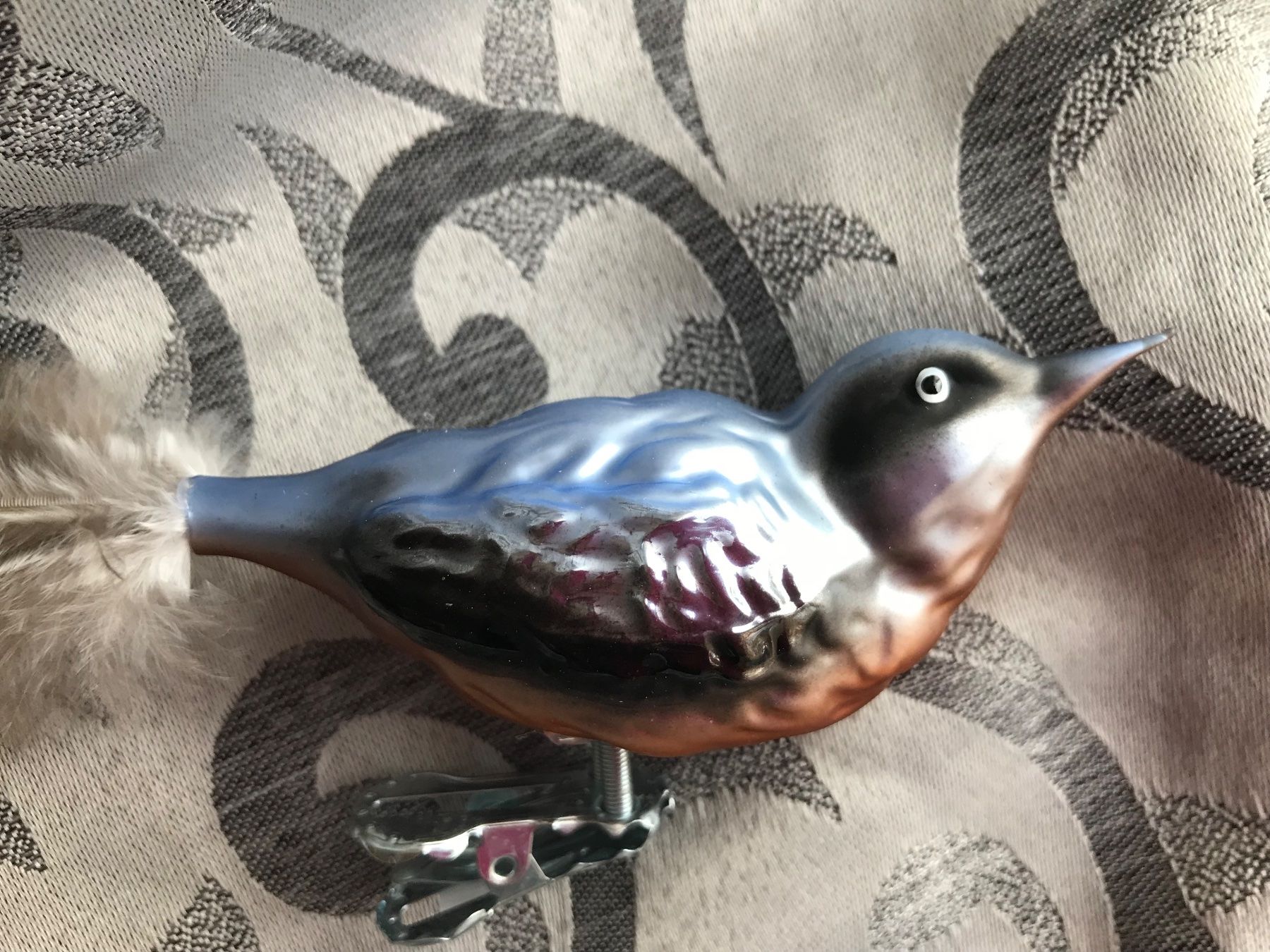 Tutte le decorazioni: Kleiber Vogel Christbaumschmuck – Nuovo e nell'imballaggio originale da Alpnach Dorf venduto da marvo 3