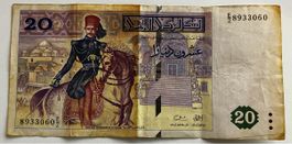 Tunesien 20 Dinars 1987