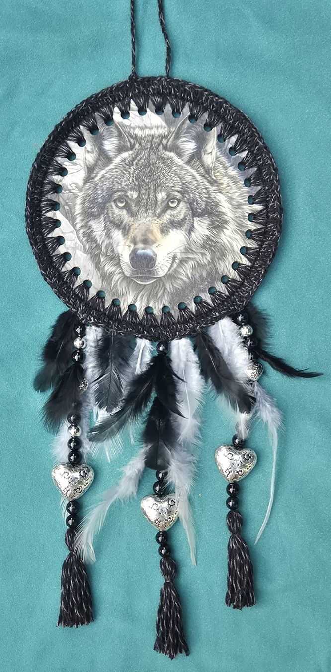 Alle Dekorationen: Wolf Traumfänger (handarbeit) – Neu und originalverpackt aus Goldswil von Sandra7319