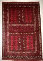 Wunderschöner Orientteppich Rot gemustert 245x170.cm