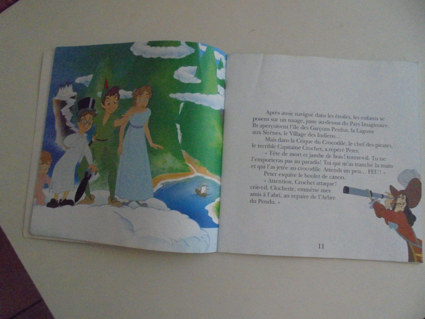 Libri: " Peter Pan " de Walt Disney. 32 pages Hachette – Usato da Crissier venduto da Promopost 4