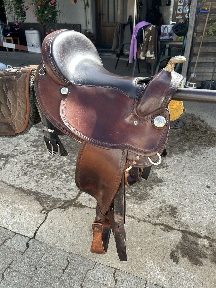 Selles, accessoires: WESTERNSATTEL DEUBER&PARTNER  – D'occasion à Neuenhof par Lara923 2
