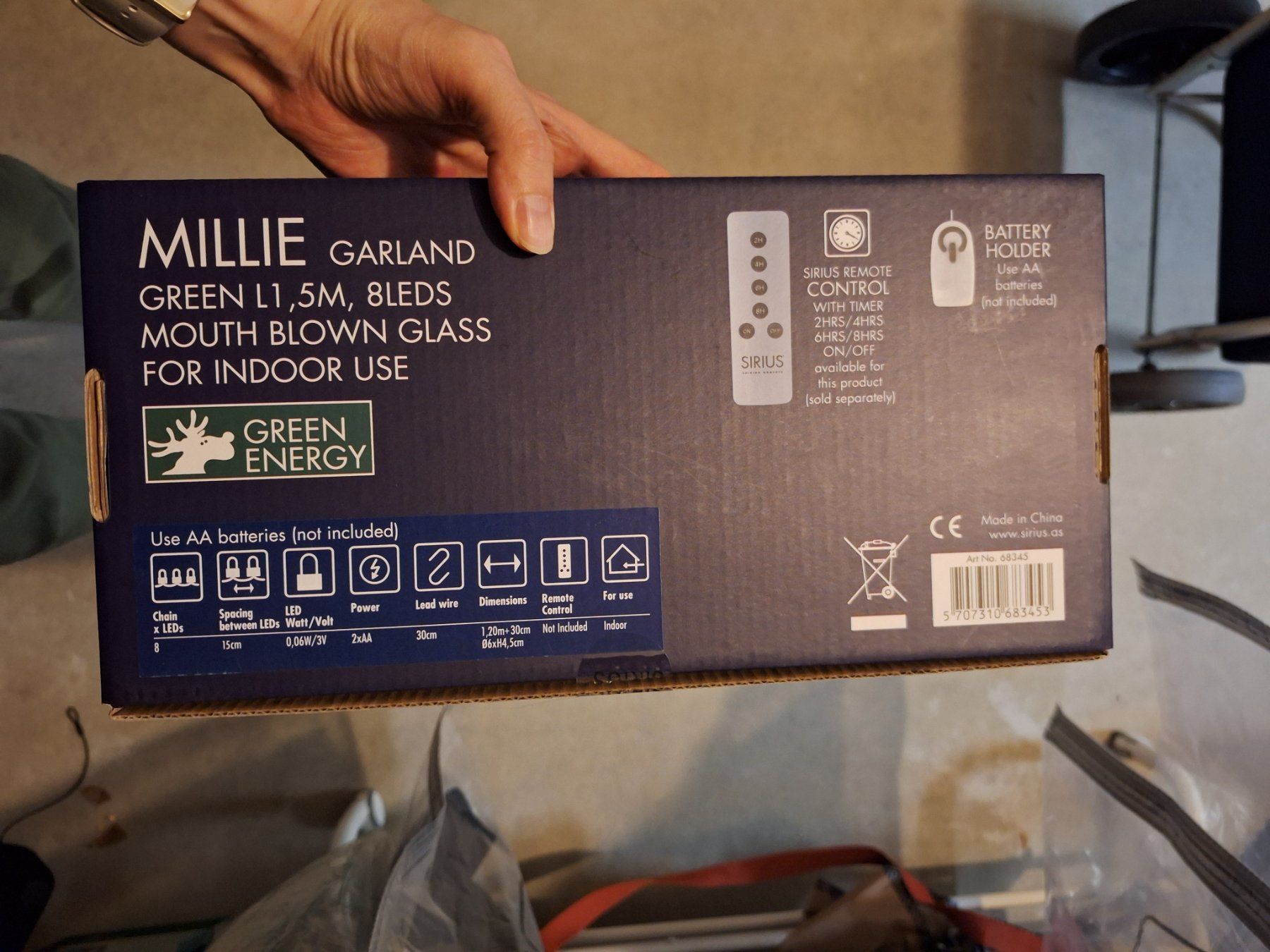Ghirlande e barre luminose: Lichterkette Sirius Millie – Nuovo e nell'imballaggio originale da Düdingen venduto da Miwoo 2