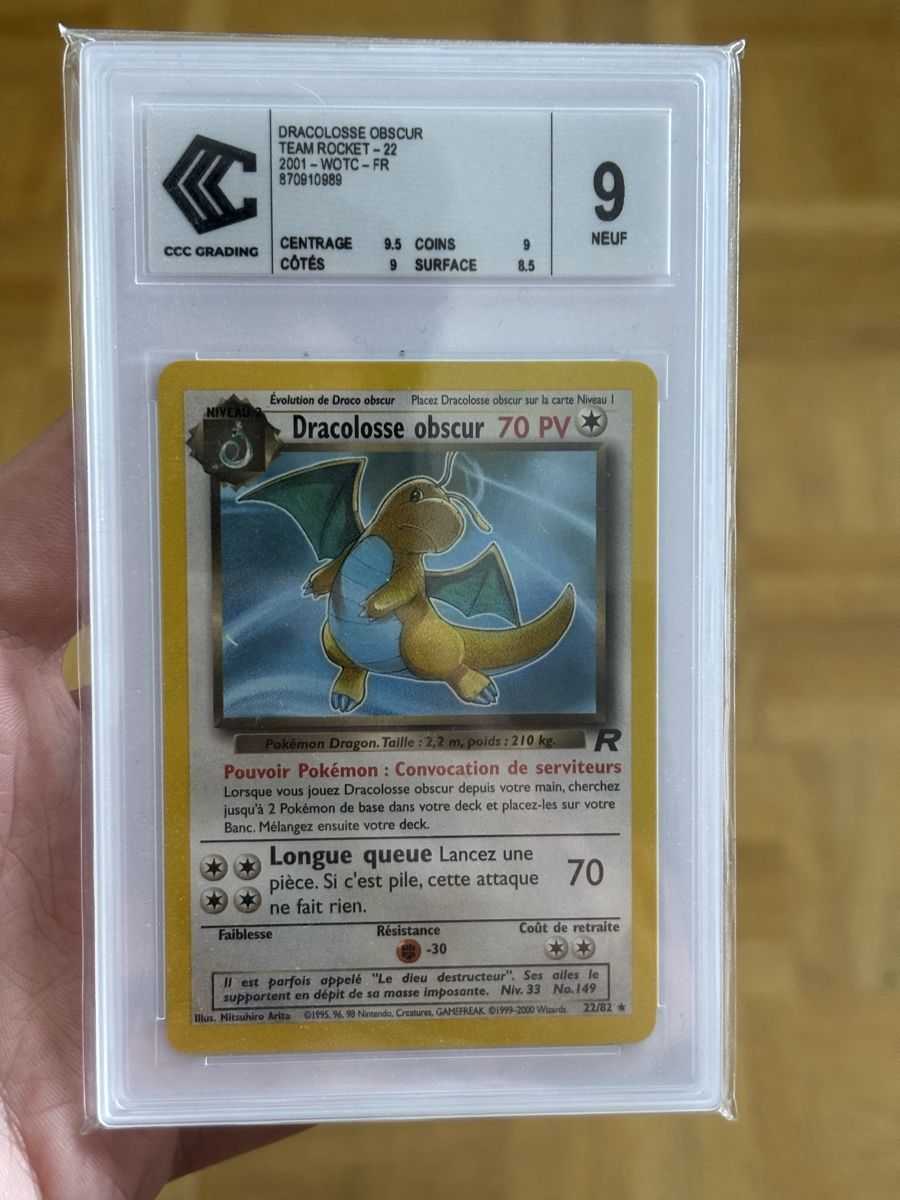 Pokémon Carte collezionabili: Dracolosse Obscur Team rocket FR – Nuovo e nell'imballaggio originale da Puplinge venduto da Collection_Pokepi