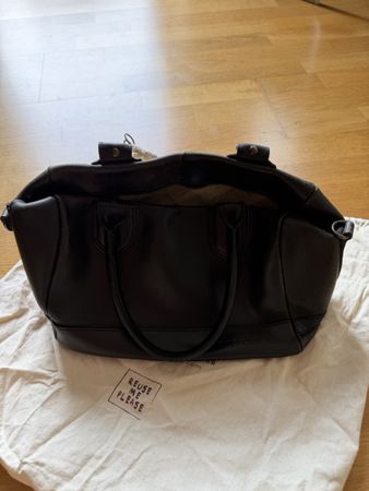 Handtasche Otto Kern Leder schwarz gebraucht