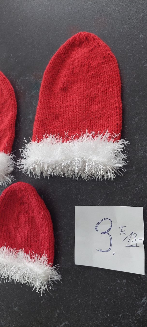 Bambole: 3Puppenweihnachtsmützen – Nuovo (secondo la descrizione) da Muri AG venduto da nindo1 7