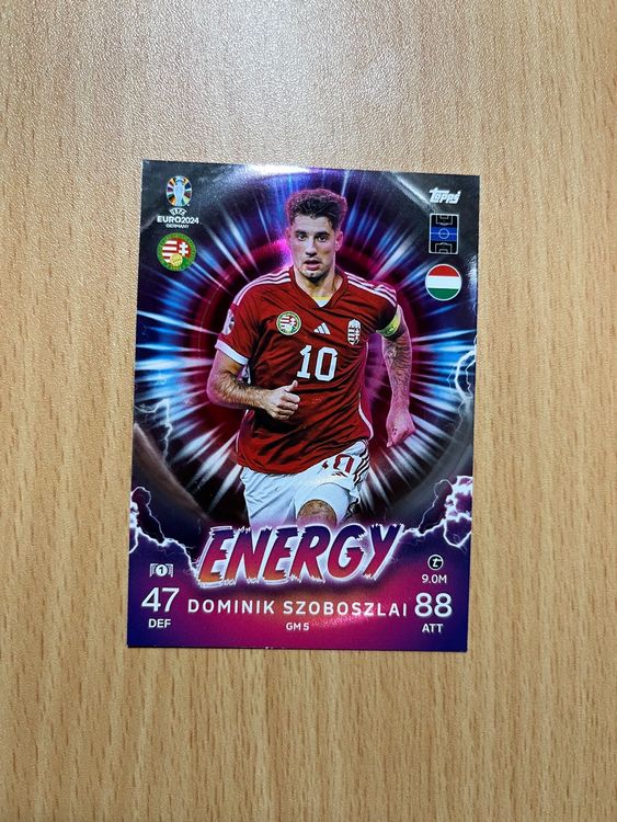 Frenkie De Jong energy Topps Match Attax Euro 2024. Soccer Card. Combined Shipping. Read Info. - Australia