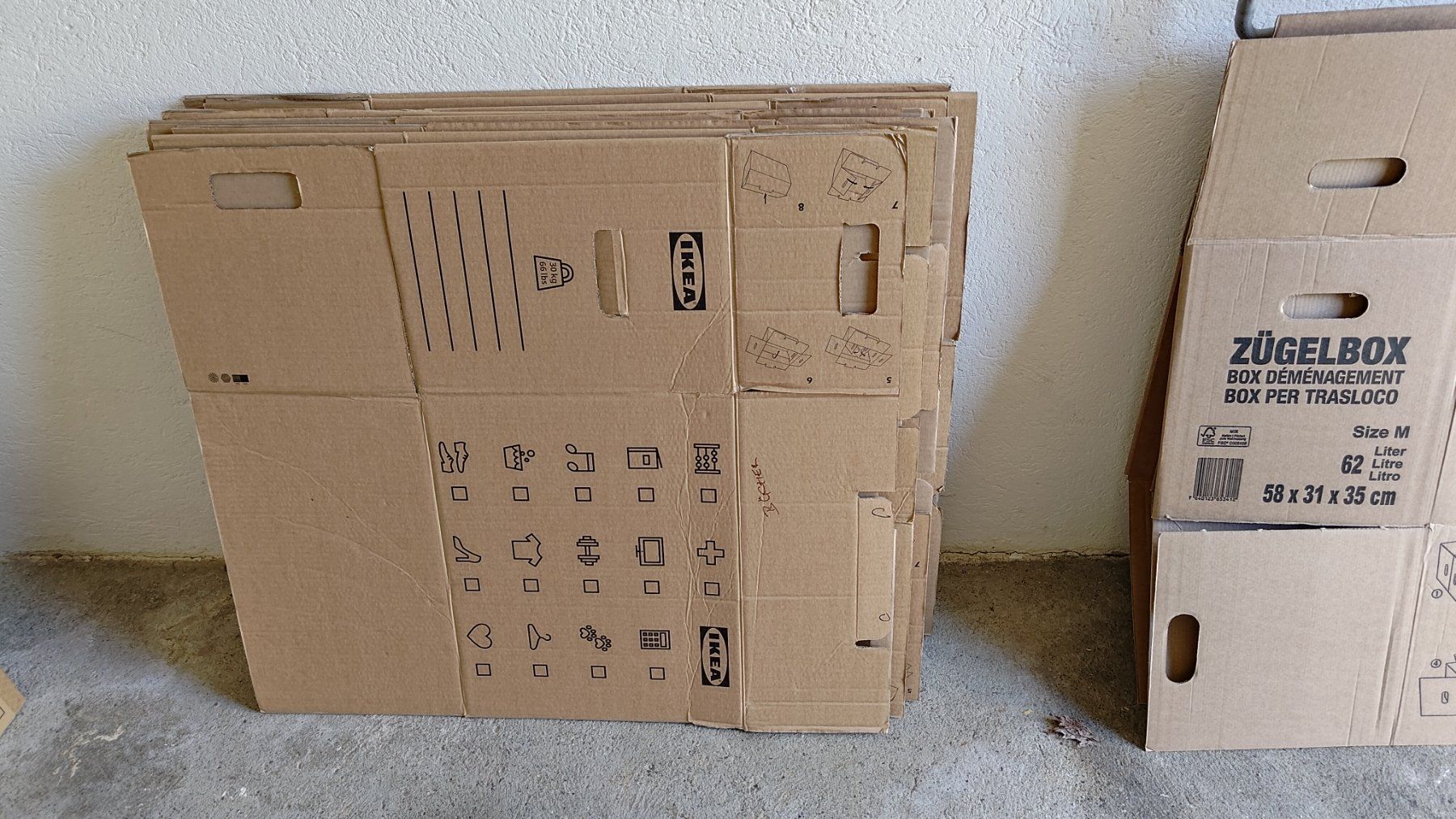 Ikea Cartoni: Gut erhaltene Umzugskartons – Usato da Weisslingen venduto da mekelle 2