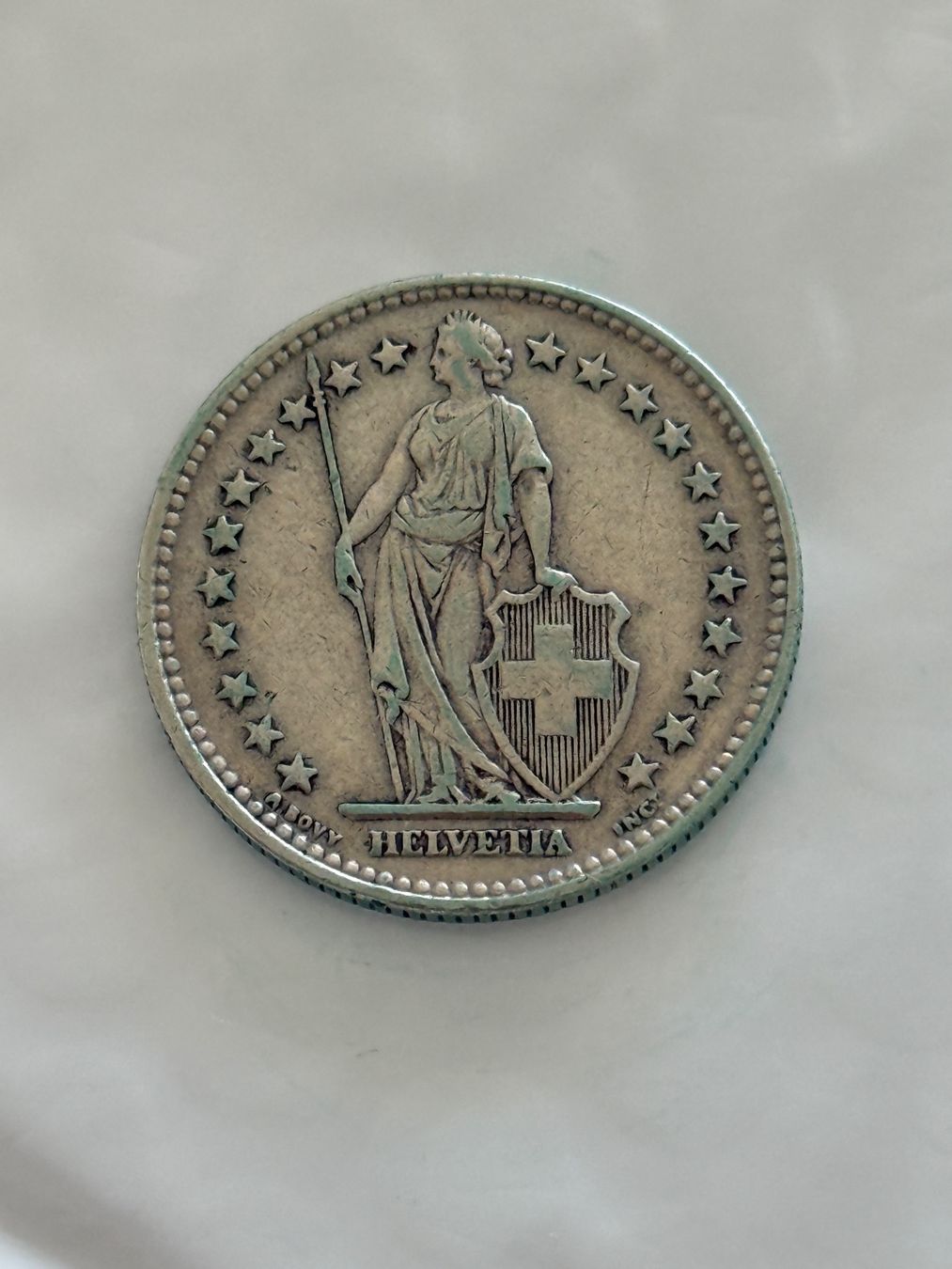 Tutti le monete: 2 Franken 1937  Silber, Rar – Usato da Wallisellen venduto da SWISS_SILVER1